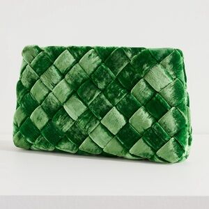 NWT Loeffler Randall Aviva Woven Puff Clutch in Cyprus